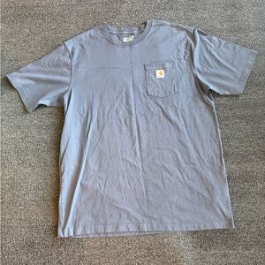 Carhartt Pocket T Shirt Men's XLT Gray Heavyweight K87 Workwear USA Outdoors
